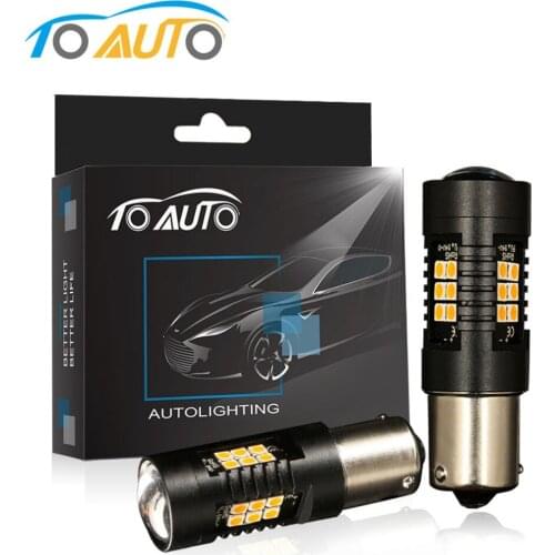 TOAUTO LED Bulbs PY21W (BAU15s)