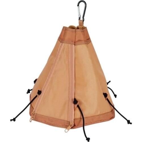 Outdoor Camping Tissue Box Foldable Portable Creative Tent Tissue Box Car Tissue Box Rolled Paper Storage Bag