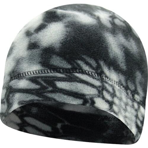 Military Cap For Men Winter Beanie Marine Corps Tactical Camouflage Thickened Male Outdoor Warm Windproof Elastic Polar Fleece