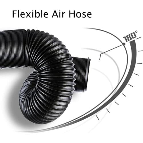High Quality Car Air Intake Pipe Flexible Air Inlet Hose Tube Black 63mm/76mm Car Engine Air Filter Intake Hoses Pipe