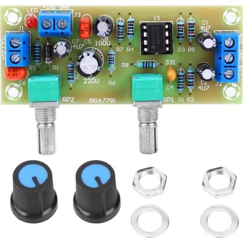 High Quality DC10-24V Low-Pass Filter Subwoofer Volume Control Preamp Board Module