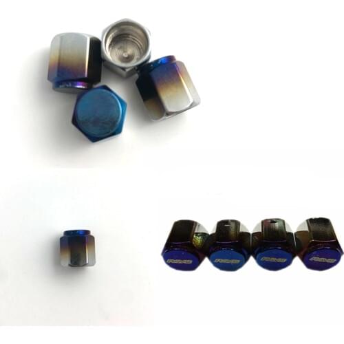 4PCS Car Wheel Tire RAYS Valve Stem Cover Caps Aluminum Air Caps Bolt Accessories For HONDA TOYOTA