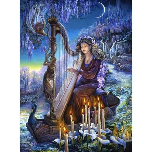5D DIY Full Diamond painting Fantasy music god embroidery Home Decoration Handicrafts Cross stitch