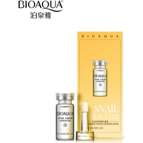 BIOAQUA Brand Snail Mucus Serum Facial Skin Care Essence Whitening Moisturizing Firming Anti-wrinkle Anti Aging Original Liquid