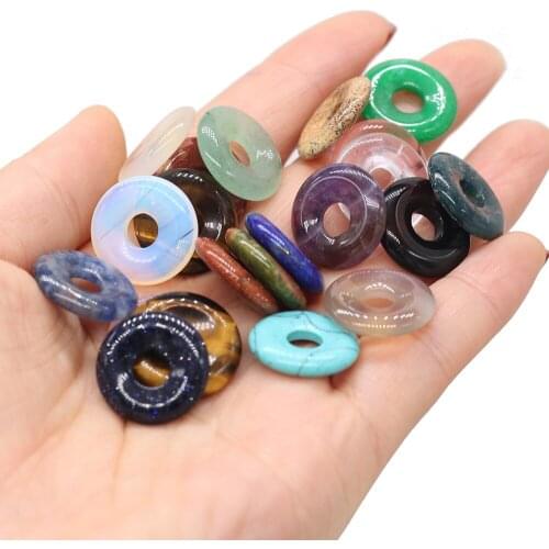 5Pcs New Style Natural Stone Beads Round Semi-Precious Loose Bead For Jewelry Making DIY Necklace Bracelet Anklet Accessory