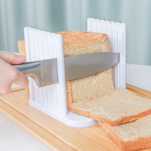 Household Toast Bread Cutter Kitchen Accessories Baking Tool Slicer Bread Machine Slicer Toast Divider ABS Home Supplies