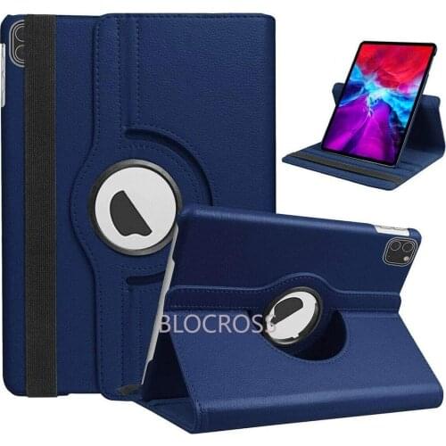 For iPad Pro 11 2018 2020 2nd Gen Case 360 Degrees Rotating PU Leather Tablet Cover for Apple iPad Air 4 2020 10.9 Inch with pen