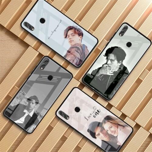 Riverdale cole sprouse Tempered Glass Phone Case For Huawei P20 P30 P40 P40 Lite Pro Psmart Mate 20 30 Cover Shell
