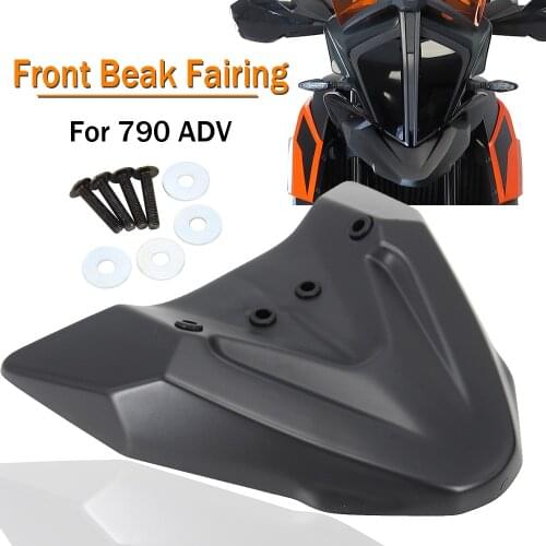 Black For 790 Adventure ADV motorcycle accessories Front Fender Mount Holder Beak Hugger Wheel Cover Fairing Extension NEW