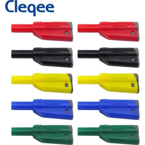 P3005 High Quality Welding/Assembly 4mm Stacking Safety Banana Plug Welding-free Multimeter Connector