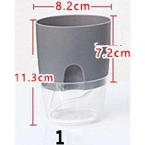 Office Decoration Flower Pots Indoor Plant Pot Auto Irrigate Automatic Water Absorption