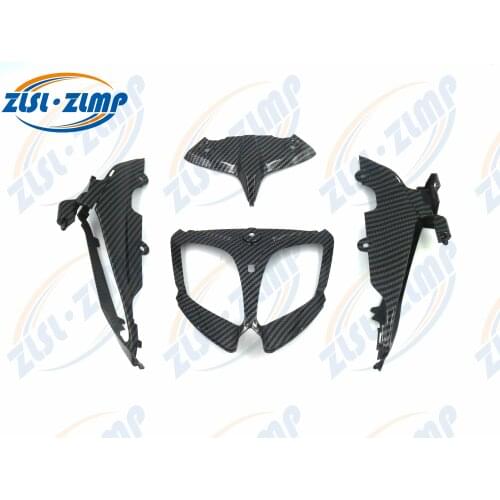 For Suzuki GSXR 1000 2009 - 2016 K9 Carbon Fibre Paint Rear Tail cover Fairing Cowl Nose Brake Light Shell Cover