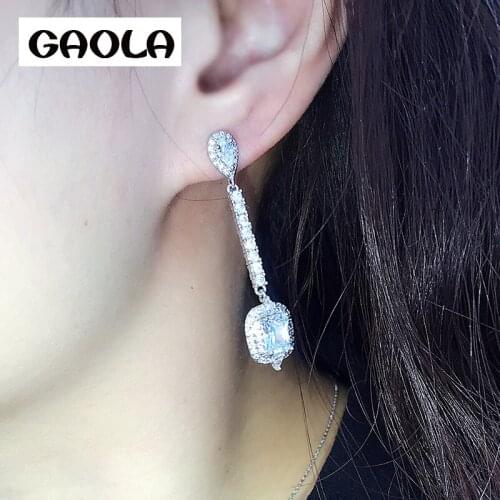 GAOLA High Quality Women Fashion Long Dangle Earrings Handmade Jewelry GLE5850Y