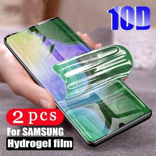 For samsung galaxy A90 A80 A70 A60 A50 A40 A30 A20 hydrogel film A10 soft cover phone screen protector protective film Not Glass