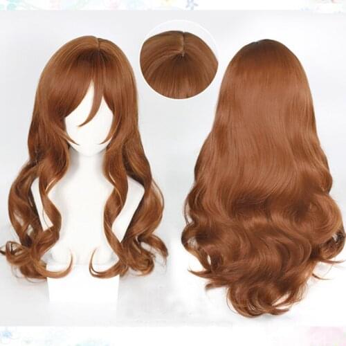 Hori Kyoko Kyouko Wig Anime Hori-san to Miyamura-kun Horimiya Heat Resistant Cosplay Long Mixed Brown Wig + Wig Cap