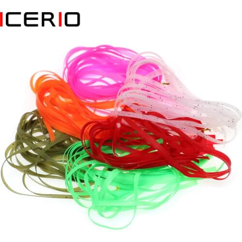 ICERIO 20pcs Kileys Scud Caddis Pupa Nymph Skin Fly Tying Materials Can Stretched Latex Wingcases and Shell Backs Material