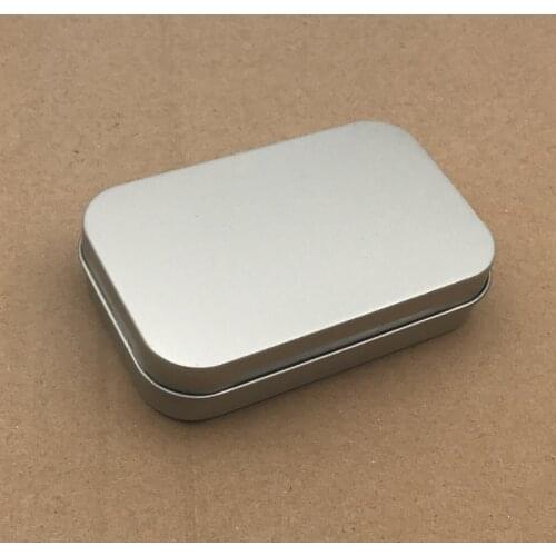 24pcs Mini Small Metal Storage Box Case Money Coin Candy Key Square Storage Organizer Jewelry Container