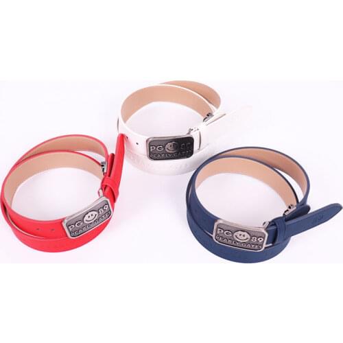 Mens belts Genuine Leather Golf Belt luxury Golf waist belt 108CMcm Wide Buckle cinturones para hombre Golf Accessory