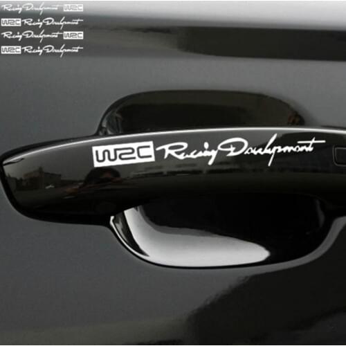 Door Handle Stickers And Decals Car styling For Chevrolet Cruze Aveo Lacetti Captiva Cruze Niva Spark Orlando Epica Sail