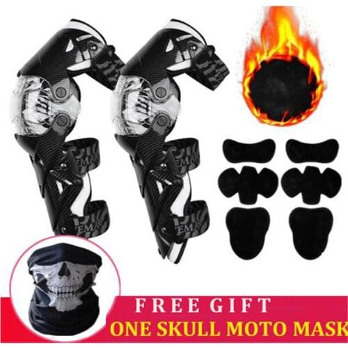 Man Motocross Knee Pads Motorcycle Protection Body Armor Motorbike Protection Safety Gears Moto Knee Pads With Removable Liner
