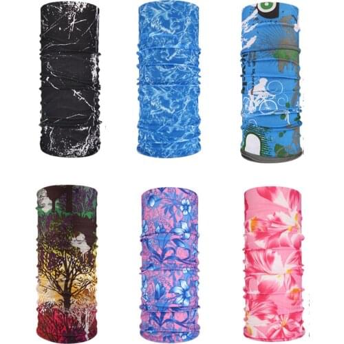 New Fashion Printing Men Woman Bandana Cycling Sports Bandana Outdoor Tactic Balaclava Neck Turban Scarf Magic Face Headband