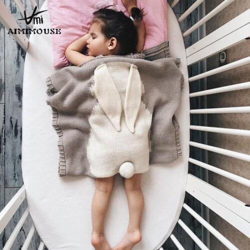 Baby Blanket Knitted Newborn Swaddle Wrap Blankets Super Soft Toddler Infant Bedding Quilt For Bed Sofa Basket Stroller Blankets
