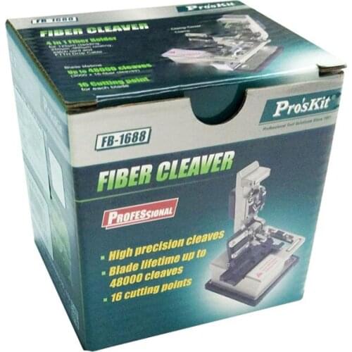 Original New Pros'kit FB-1688 Fiber Optic Cleaver 48000 times Proskit FB1688 Cutting Knife FTTH fiber cold crimping tool