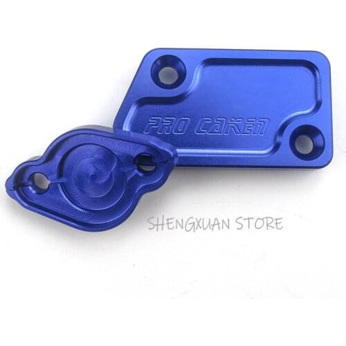 CNC Front & Rear Brake Reservoir Fluid Cover Fit YZ125 YZ250 YZ250F YZ450F Motorcycle MX Enduro Motocross Dirt Bik