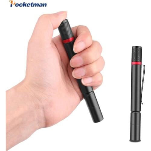 9000LM Portable Mini Flashlight Handheld Pocket Flashlight Pen Light LED Torch Medical Penlight Use 1*AAA Battery Check Light