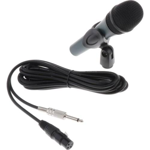Wired Dynamic Karaoke Microphone Handheld Mic For Sing Speech EQ845 W/ Cable