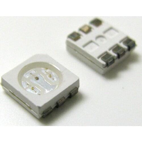 [Seven Neon]Free shipping 1000pcs High Power 0.3Wpcs 5.5*5.5*1.9MM 5050 white/WW/blue/green/red/yellow/RGB light led chips