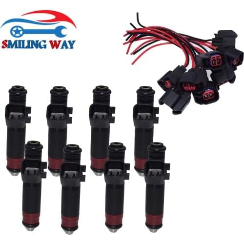 Fuel Injector & Connector Harness Plug 53032145AA For Chrysler Aspen & Dodge Dakota Durango Ram 1500 & Jeep Grand Cherokee