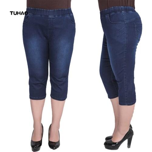 Женские джинсовые капри TUHAO China At AliExpress