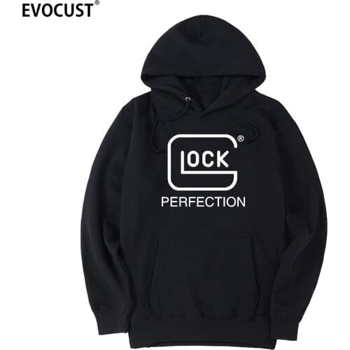 In Glock We Trust Gun Pistol Weapon anatomical men Hoodies Sweatshirts women unisex Combed Cotton