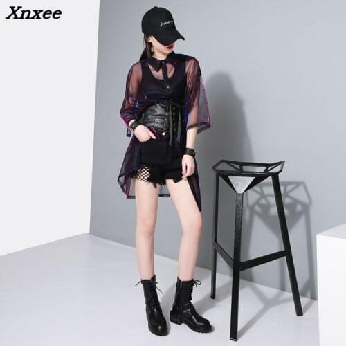 Xnxee Women's Transparent Shirts