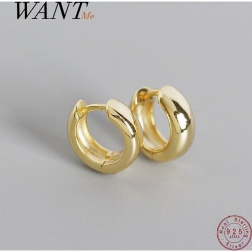 WANTME 925 Sterling Silver Cute Shiny Zircon Crown Mini Small Stud Earrings for Women Fashion Princess Gold Wedding Jewelry Gift