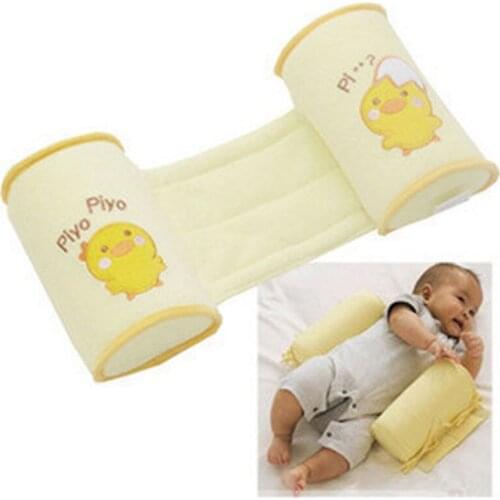 Lot 1/10PCS Anti Roll Flat Head Adjustable Safe Bedroom Toddler Infants Cotton Sponge Baby Sleeping Anti-rollover Pillow Bedding