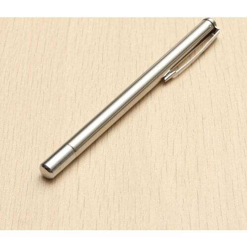 1 Pointer Pen Baton Musical Instrument Baton 6 Sections Steel Telescopic Magic Ballpoint Pen Teacher Teaching Supplies