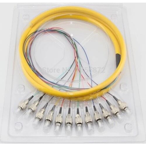 12 Core ST 1.5M Single Pigtail Fiber Optic Pigtail