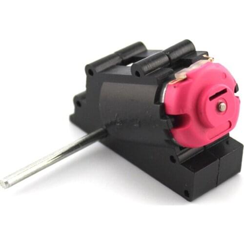 4PCS Double Shaft Oblique Speed Reducer Motor Gearbox Motor 3-6V Gear Motors 45x22x29mm Spare Parts for RC Car 4WD Model
