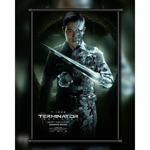 73 Custom Poster Silk Home Deco Terminator Genisys Arnold Schwarzenegger Movie Wall Art Christmas Gift