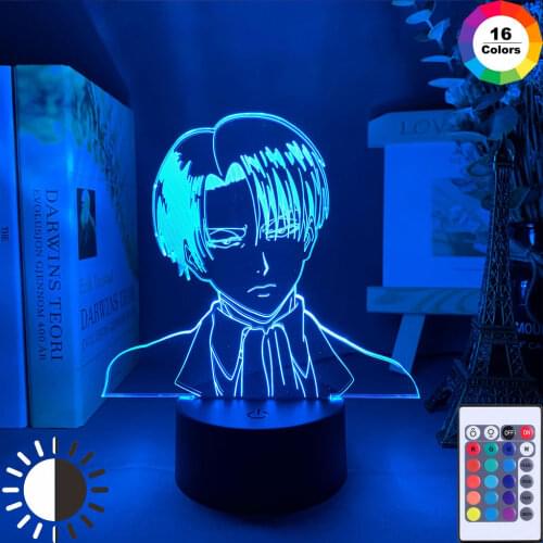 Acrylic 3D Lamp Cartoon character Holiday Decor Bedroom Decoration Kids Child Gift LED Night Light Anime Bedside Gifts Birthday
