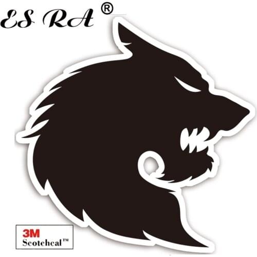 One Piece Motor Decals Stickers Black Wolf Laptop Pegatinas Viny Waterproo for Skateboard Pitcher Bottle Luggage Notebook Decora