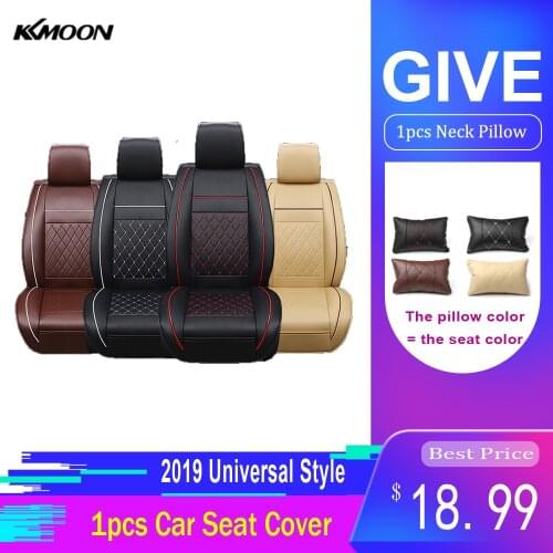 PU Leather Car Seat Covers Luxury Universal Automotive interior Seat Cover for toyota Mazda Volkswagen Hyundai Kia Lada Nissan