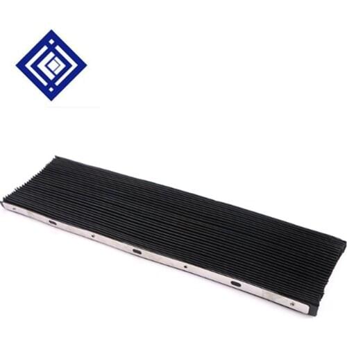 CNC Milling Machine Protective Dust Cover Rectangle Rubber Organ Board Chip Retaining Oil Resistant Baffle