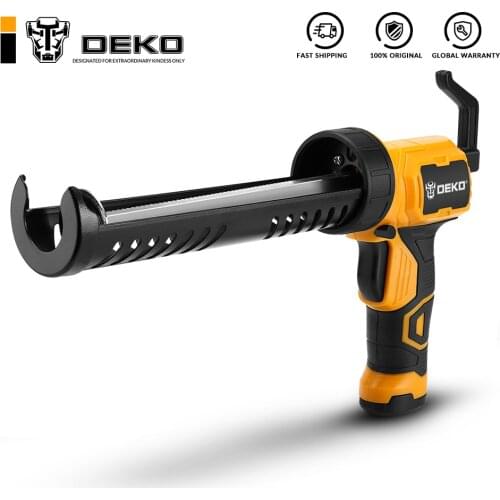 DEKO Automatic Electric Glue Gun Heat Hot Melt Multi-function Electric Pressure Glue Sewing Seams Sealant Waterproof Glue