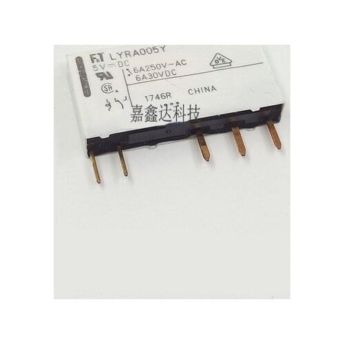 HOT NEW 5V relay LYRA005Y DC5V LYRA005Y 5VDC 5V DC5V LYRA005Y 6A 5PIN