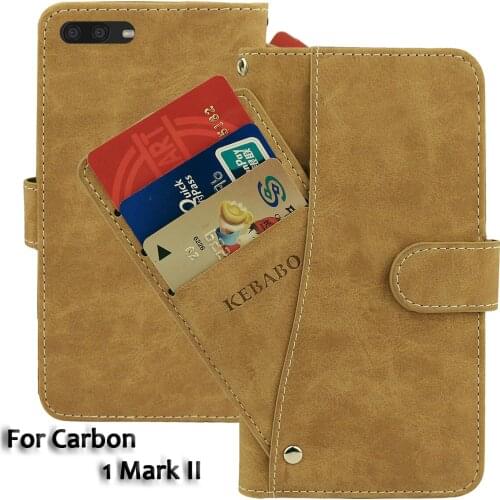Leather Wallet Carbon 1 Mark II Case 6.01" Flip Fashion Luxury Front Card Slots Cases Cover Business Magnetic Phone Bags