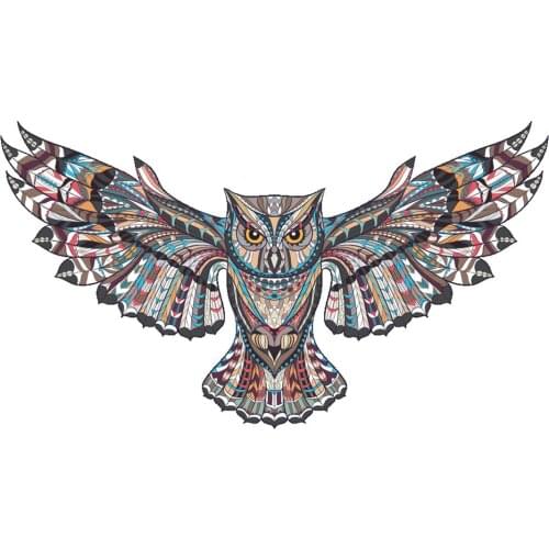 Colorful Owl Wall Stickers Babyroom Bedroom Living Room Decor Home Decoration Accessories