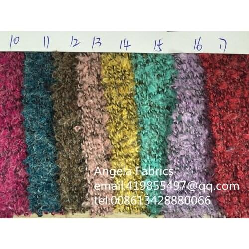 Wholesale Terry Thick Knitted Fabrics yards/roll Dobby Polyester Cotton sewing textiles wool Newborn Wraps Knit Backdrop Fabrics